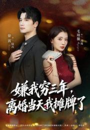 嫌我穷三年，离婚当天我摊牌了